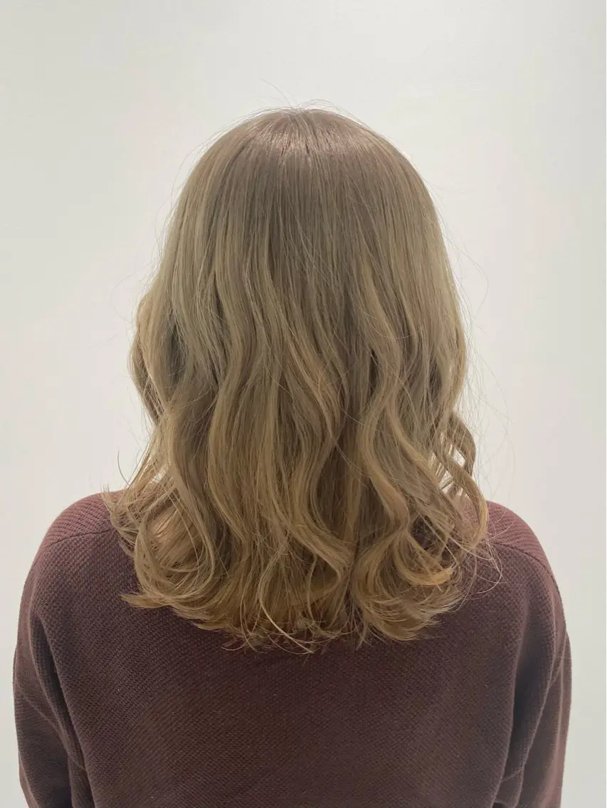 セミロング カラー ヘアカラー トリートメント 前山拓巳 /マンツーマンサロンのヘアスタイル