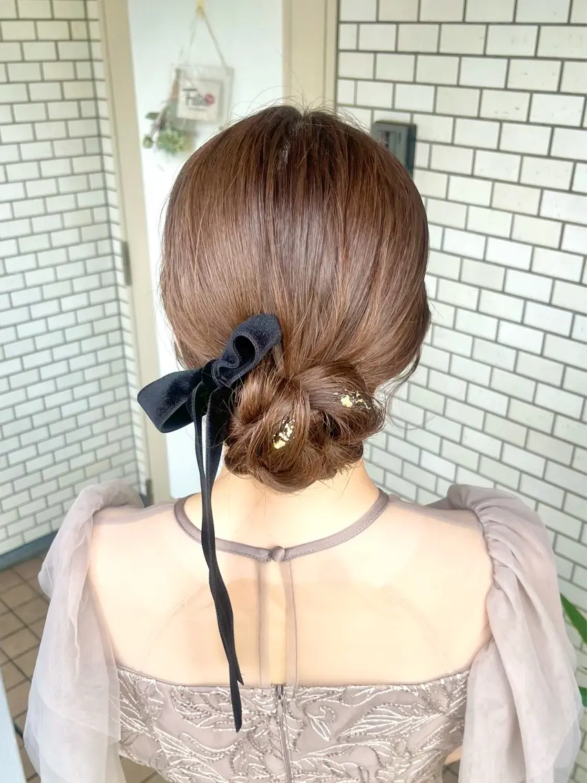 ヘアアレンジ 結婚式・ブライダル 髪飾り 推し活/イベントヘア 🎀✨yuriのヘアスタイル