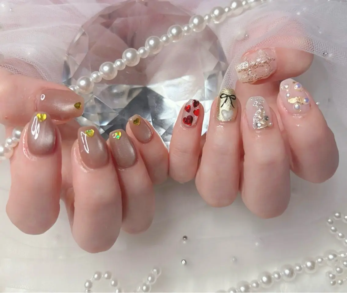 ネイル ハンドネイル フットネイル AKARI nail💅のネイルデザイン