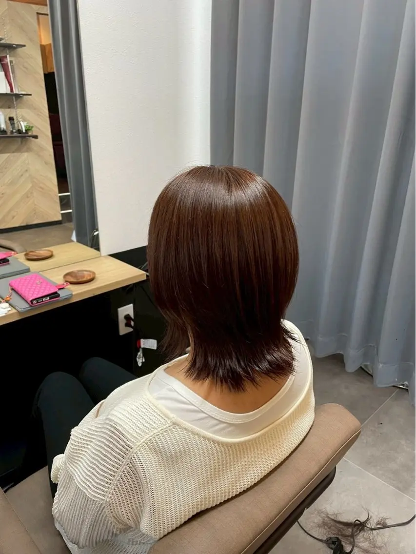 ミディアム 梨沙_ 蘇我2号店のヘアスタイル