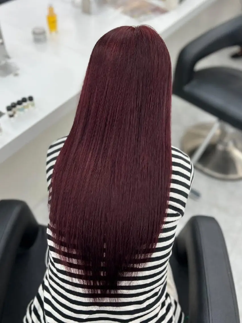 カラー ブリーチ ヘアカラー 🍒renka🍒 ボブ/ショート/暖色のヘアスタイル