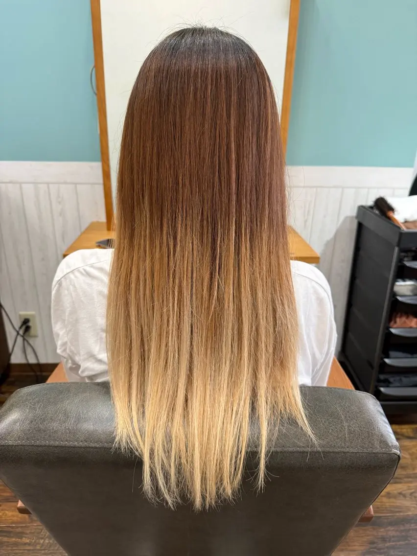 ロング 久保田 結衣のヘアスタイル