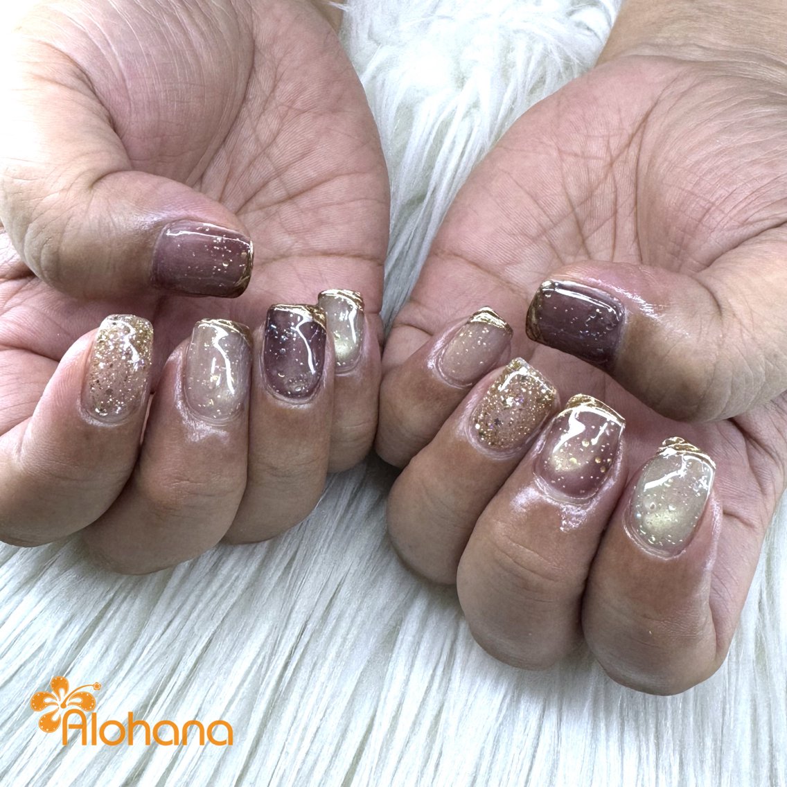 ネイル ハンドネイル Alohana Minaのネイルデザイン
