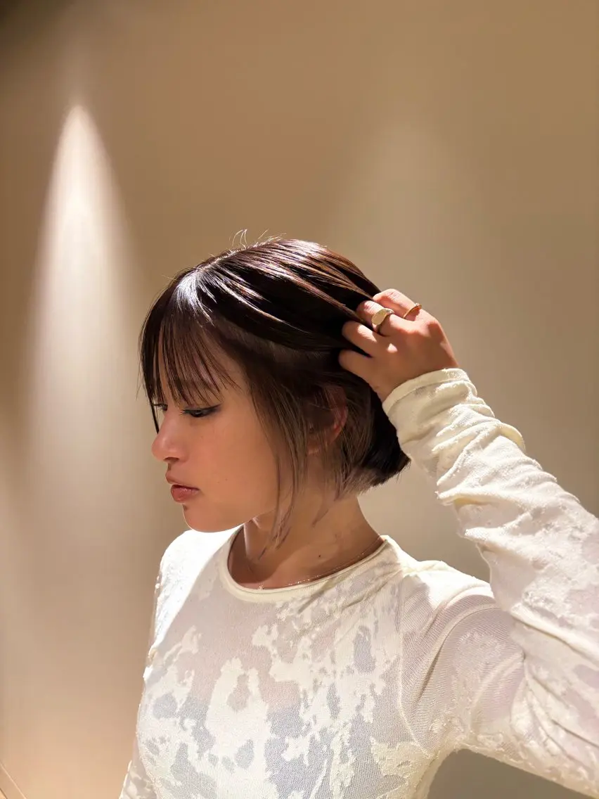 ショート ボブ 北尾 斗唯のヘアスタイル