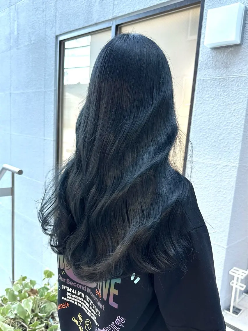 セミロング ヘアカラー ササキカズマ〻透明感 〻色落ち〻赤み消しのヘアスタイル