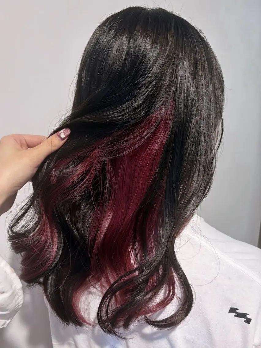 カラー インナーカラー ヘアカラー 透明感カラー️🫧 🐣ありさのヘアスタイル