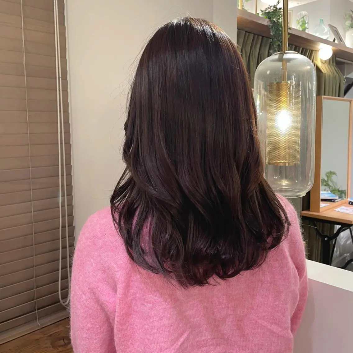 セミロング 顔まわりcut🌿 Hinakoのヘアスタイル