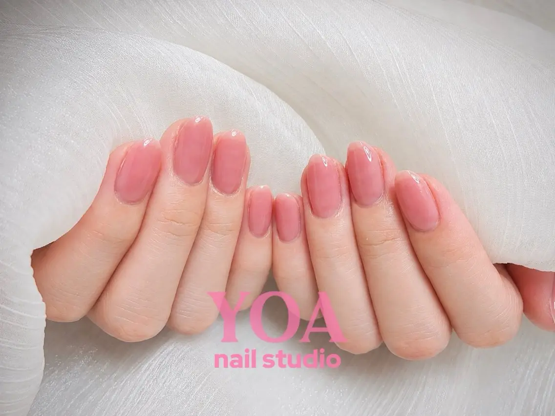 ネイル シンプルネイル ハンドネイル Yo Yoのネイルデザイン