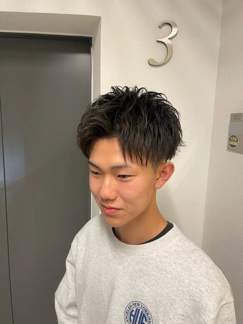 カット+眉カットの写真