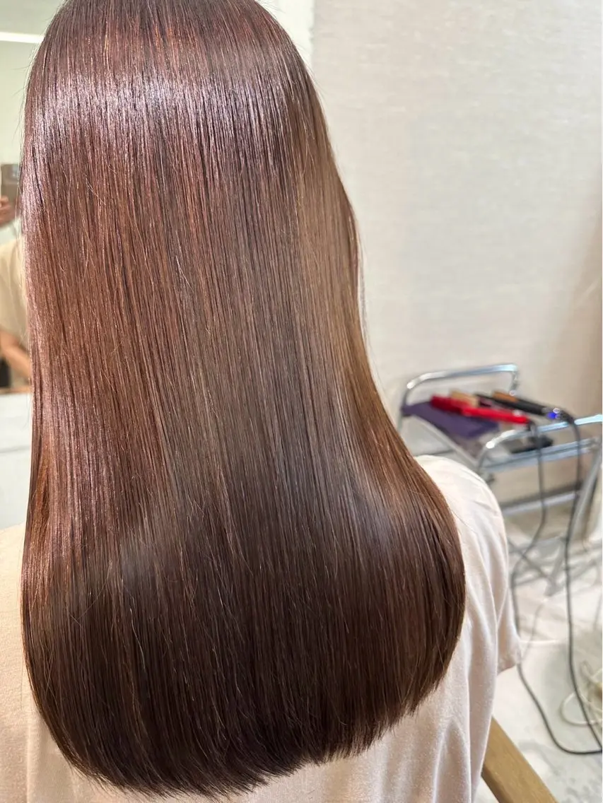 ロング 田中 あいのヘアスタイル