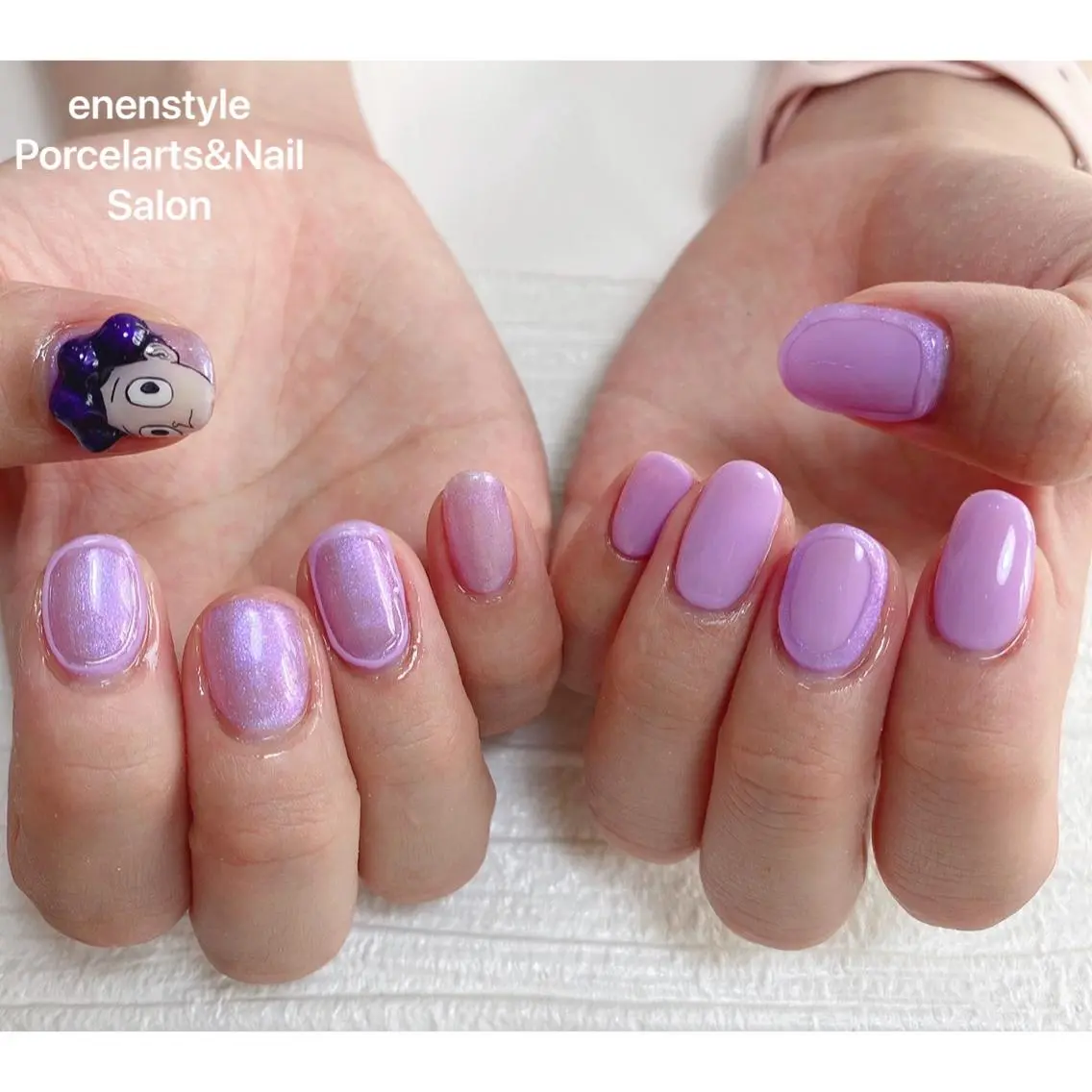 ミディアム ネイル 🐾enen style 🐾のネイルデザイン