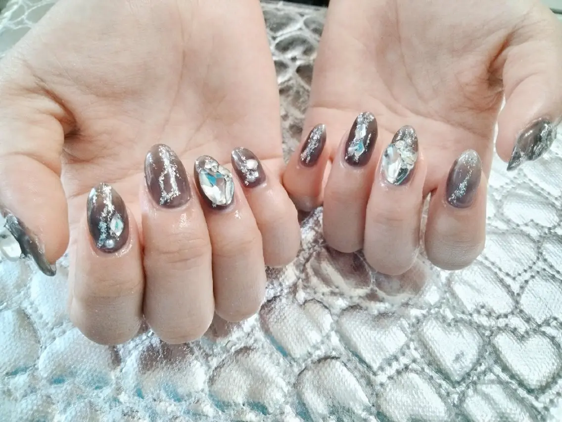 ネイル 長さ出し ハンドネイル ハンドケア Beaubie nailサロンのネイルデザイン