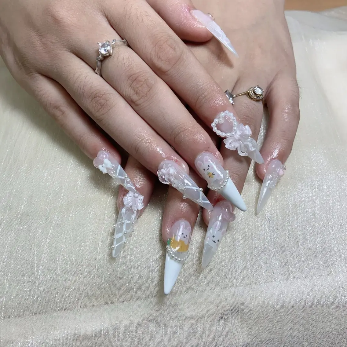 ネイル ハンドネイル Minette nailHuongのネイルデザイン