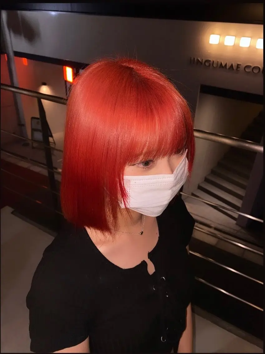 ミディアム カラー 🎀ブリーチ/メンズ ひより🎀のヘアスタイル