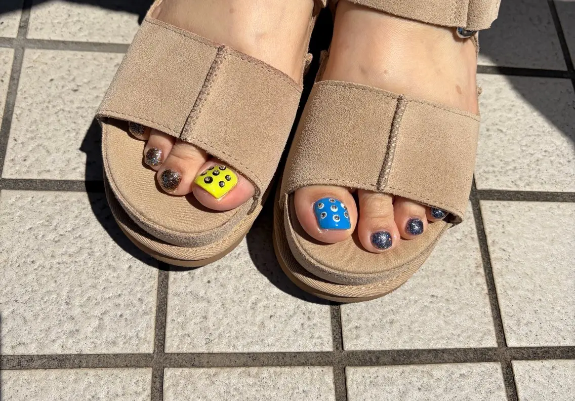 ネイル フットネイル Nail ecxia ／Reikaのネイルデザイン