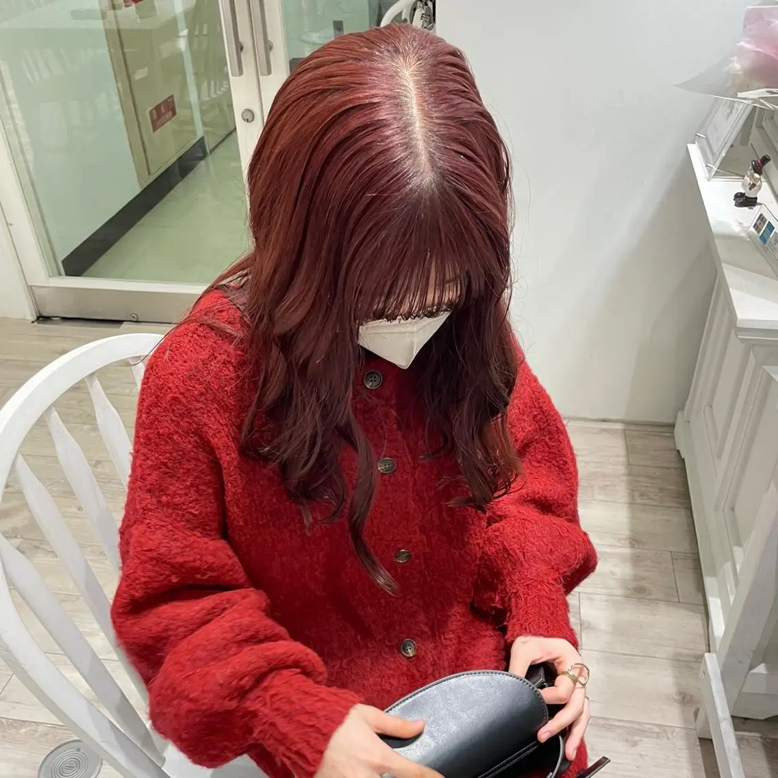 ロング カラー ヘアアレンジ/ 暖色🩵hazukiのヘアスタイル