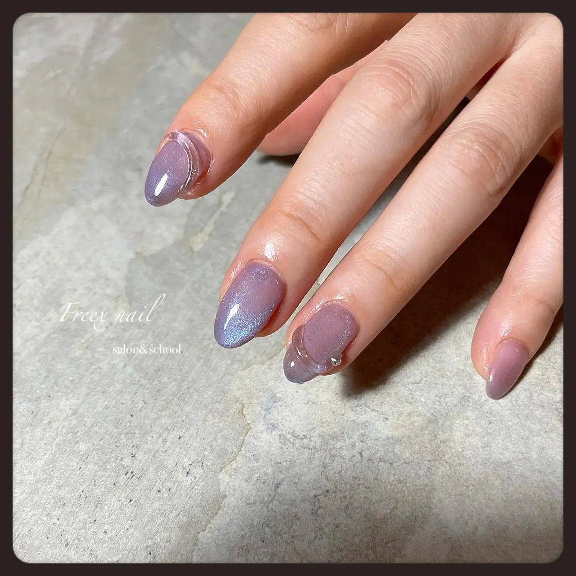 ネイル マグネットネイル ハンドネイル ハンドケア freex nail /ニュアンス/個性派のネイルデザイン