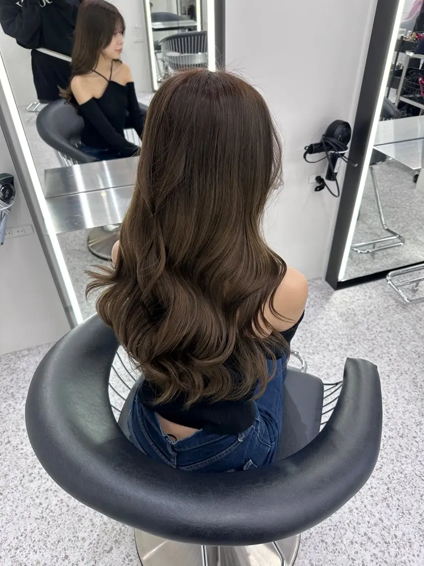 セミロング 似合わせヘア 表参道/こはるのヘアスタイル