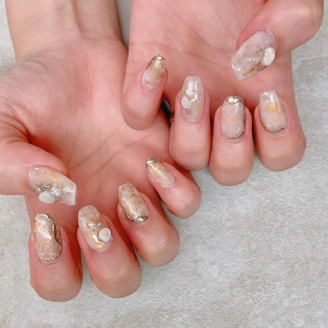 ネイル ニュアンスネイル Radia bykaonailsのネイルデザイン