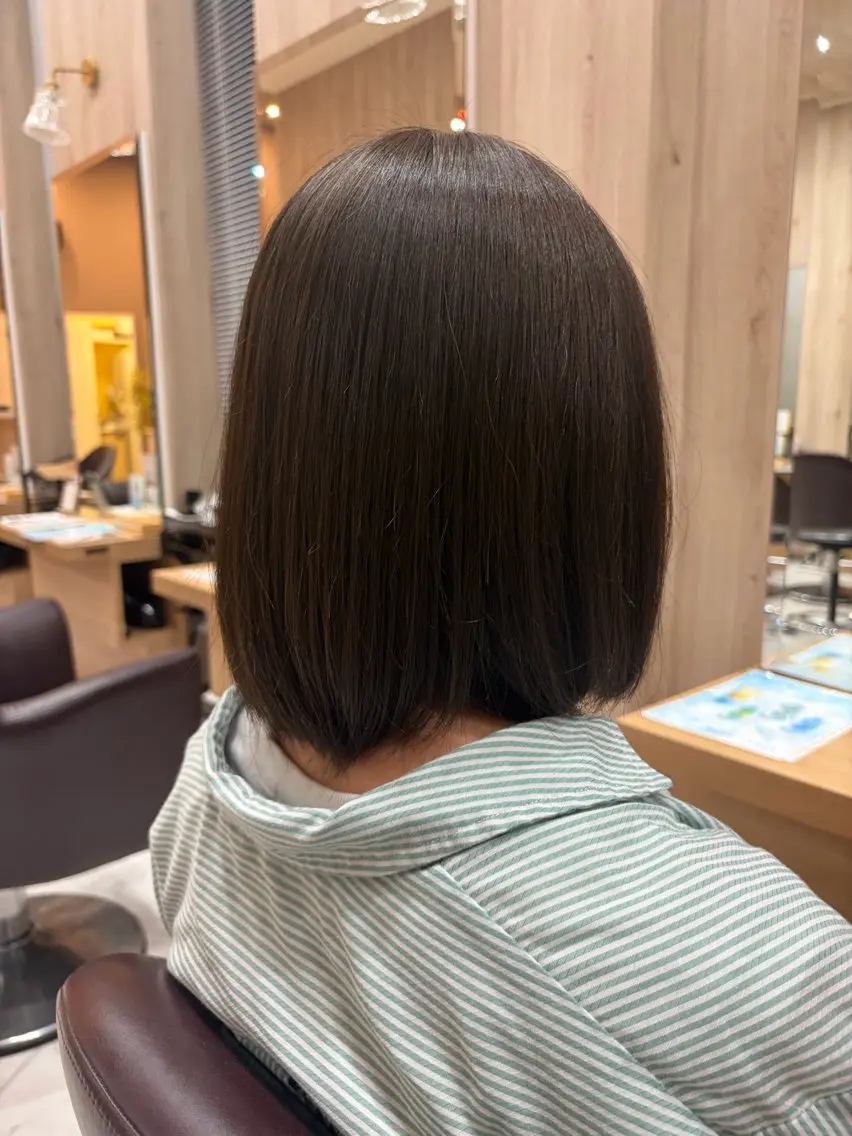 ミディアム カラー ブラウンカラー オリーブブラウン ヘアカラー あいら ︎︎︎︎︎ /カラーモデル募集中のヘアスタイル