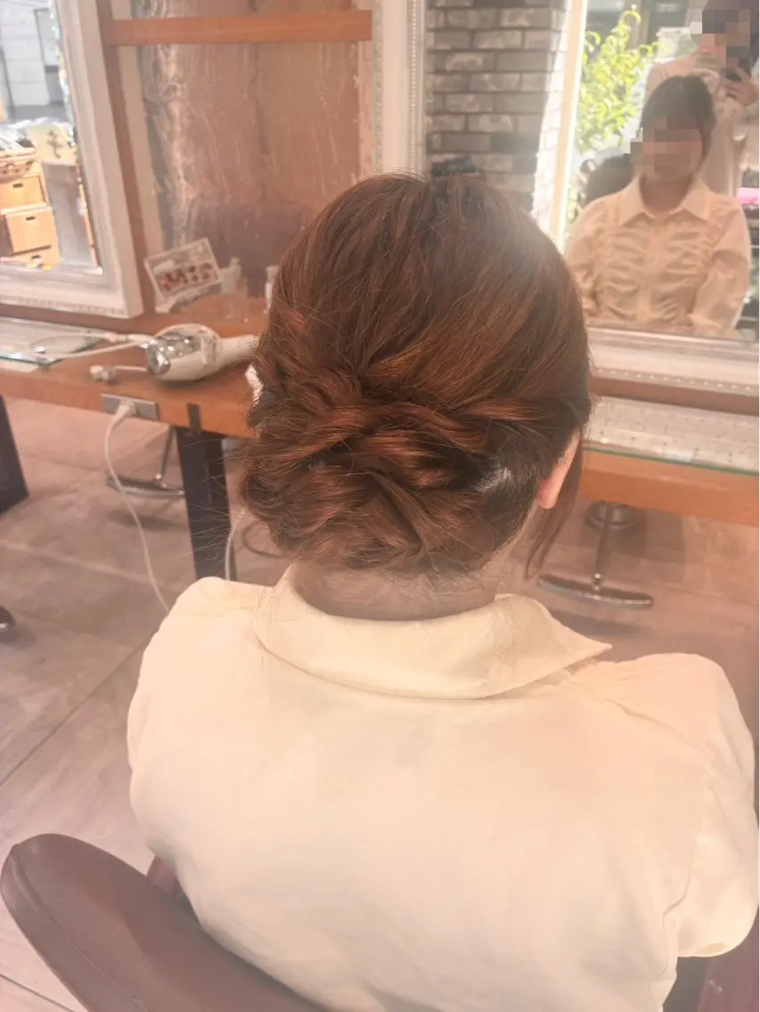 平日限定🦋早朝ヘアセット🦋の写真