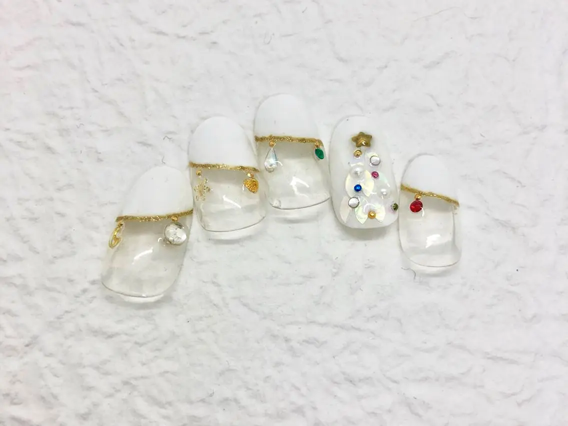 ネイル 冬ネイル クリスマス TRAM-nail moriizumiのネイルデザイン