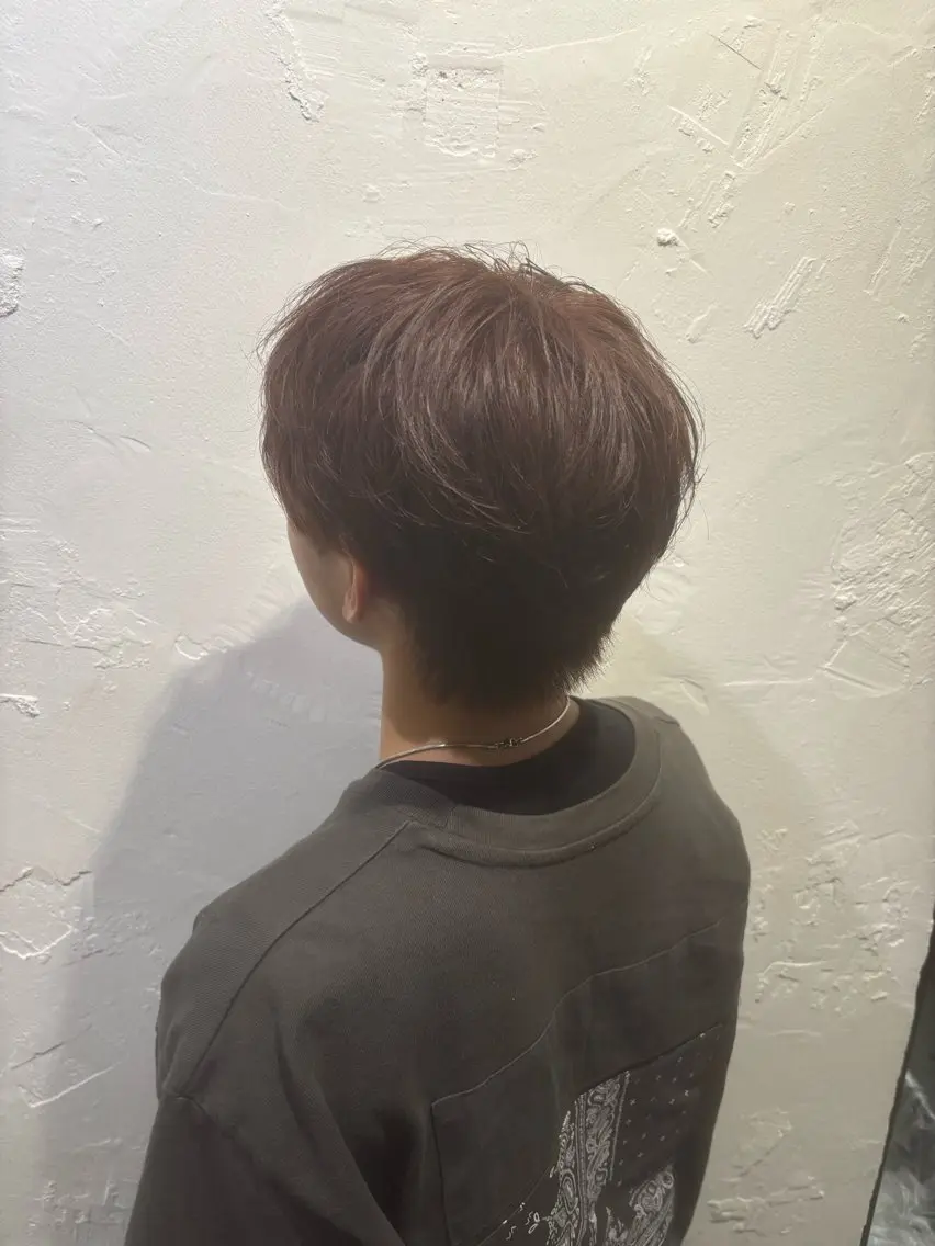 ショート カラー メンズ ヘアカラー 井上 陸のヘアスタイル