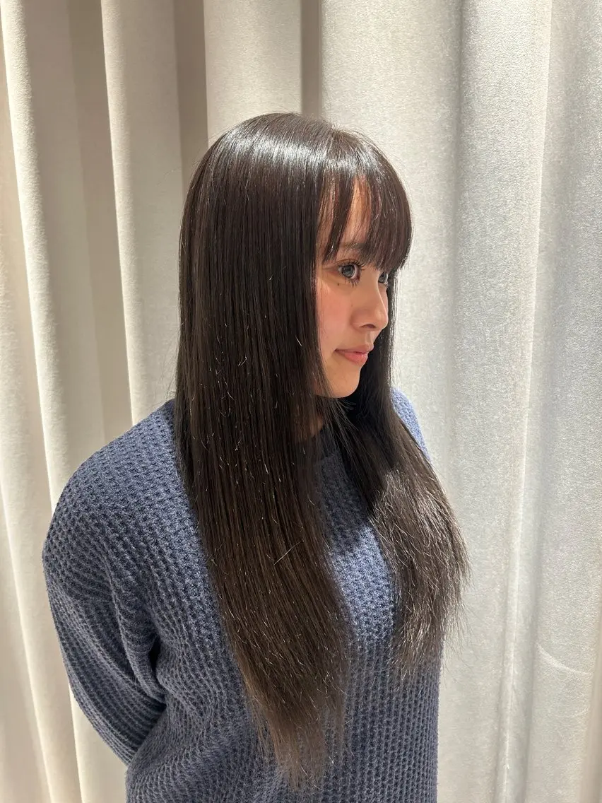 ロング ヘアカラー 木村 那奈のヘアスタイル