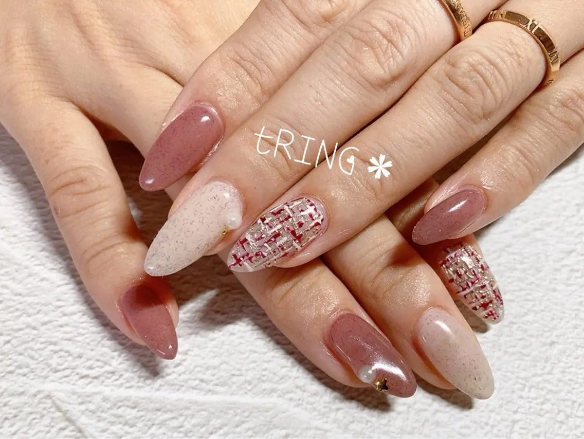 ネイル ハンドネイル tRING* しいの木台のネイルデザイン