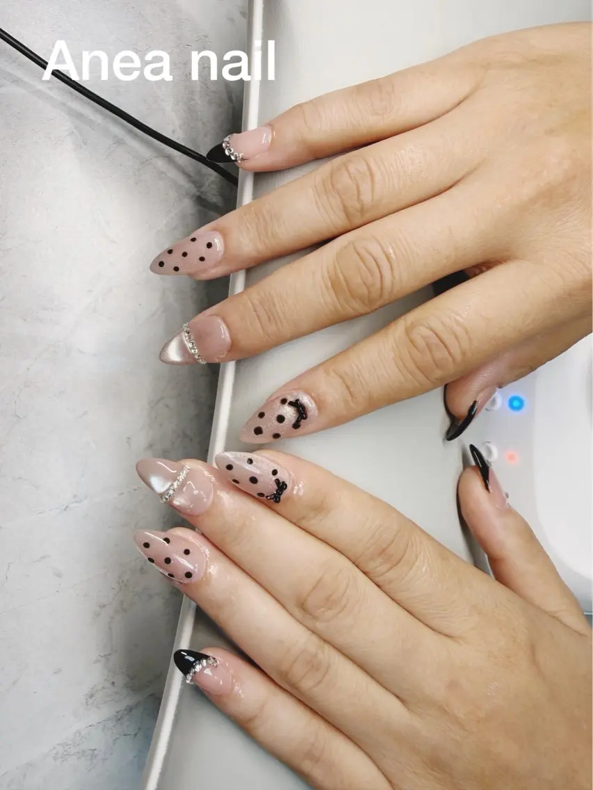 ネイル 長さ出し シンプルネイル ネイルチップ Anea Nailのネイルデザイン