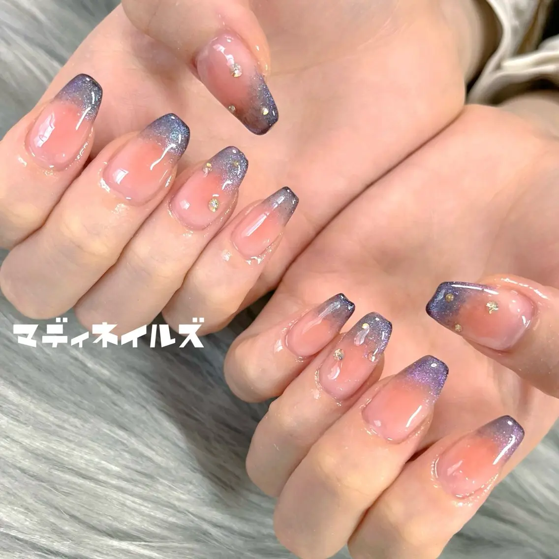 ネイル チークネイル MADDYNAILS ✴︎柏痛ネイルのネイルデザイン