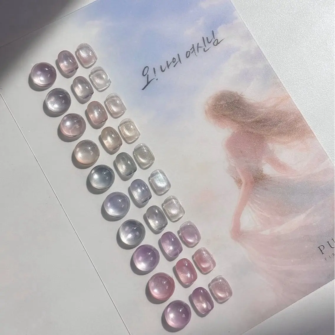 ネイル ジェルネイル 韓国ネイル マグネットネイル mina Nailのネイルデザイン