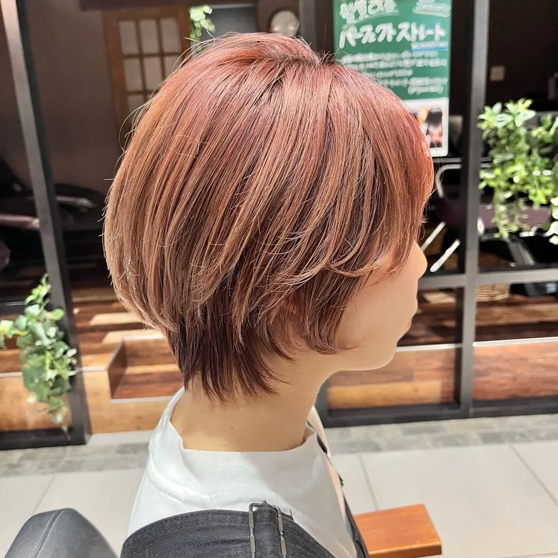 ショート カラー 黒髪 ショートヘア ディレクター ノナカのヘアスタイル