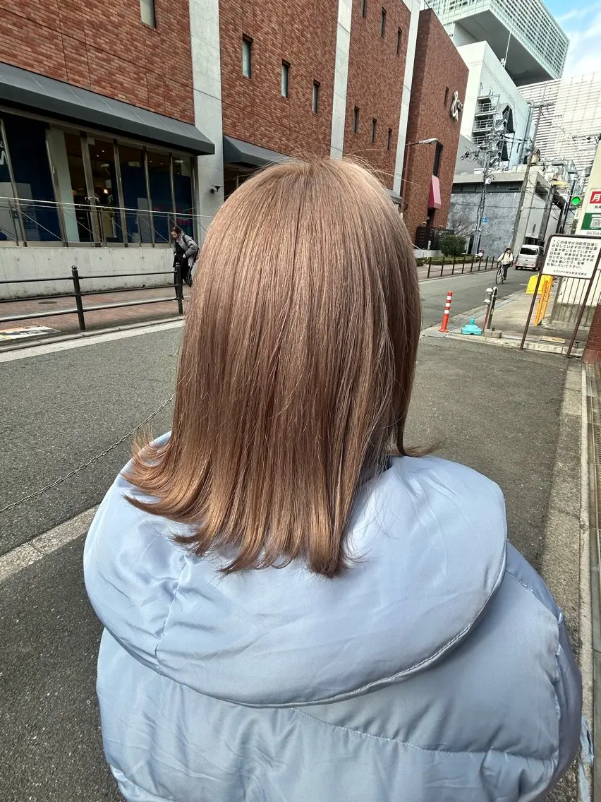 ミディアム カラー ヘアカラー うる艶髪💛ྀི/ハ イトーン🌻/リンカのヘアスタイル