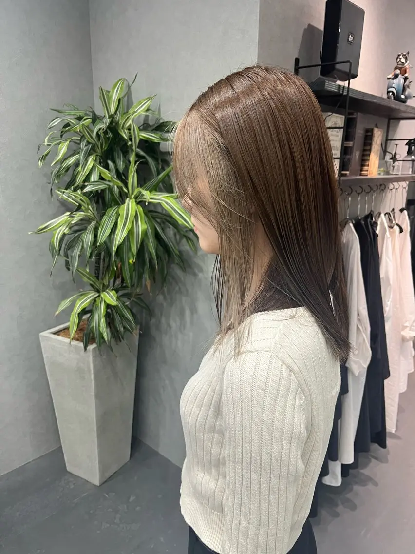 カラー 難波 海のヘアスタイル