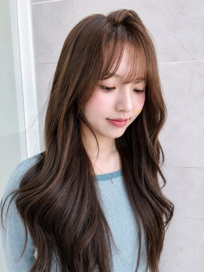 ロング カラー ヘアカラー momo/エクステ /透明感カラー🎀のヘアスタイル