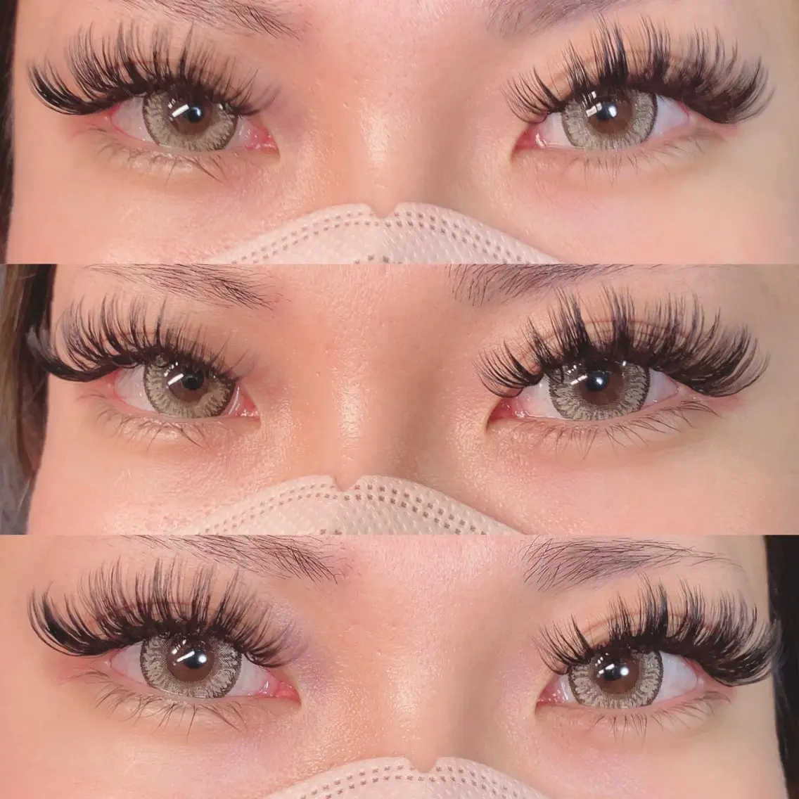 マツエク・マツパ 付け放題 ボリュームラッシュ linda lashesのマツエク・マツパデザイン