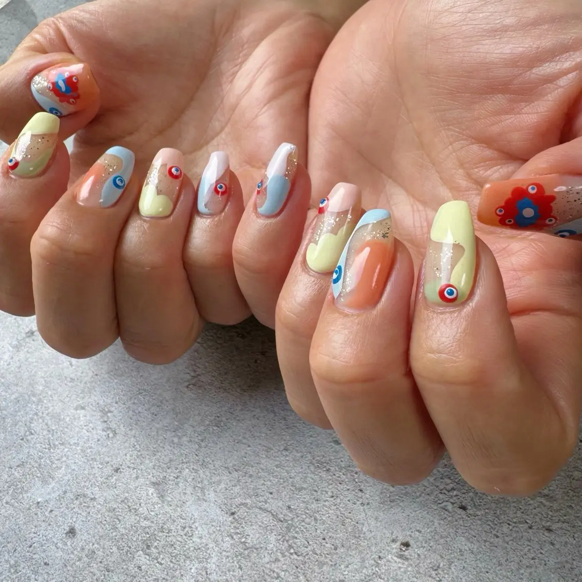 ネイル ハンドネイル フットネイル nail salon mieux(ミュー)のマツエク・マツパデザイン