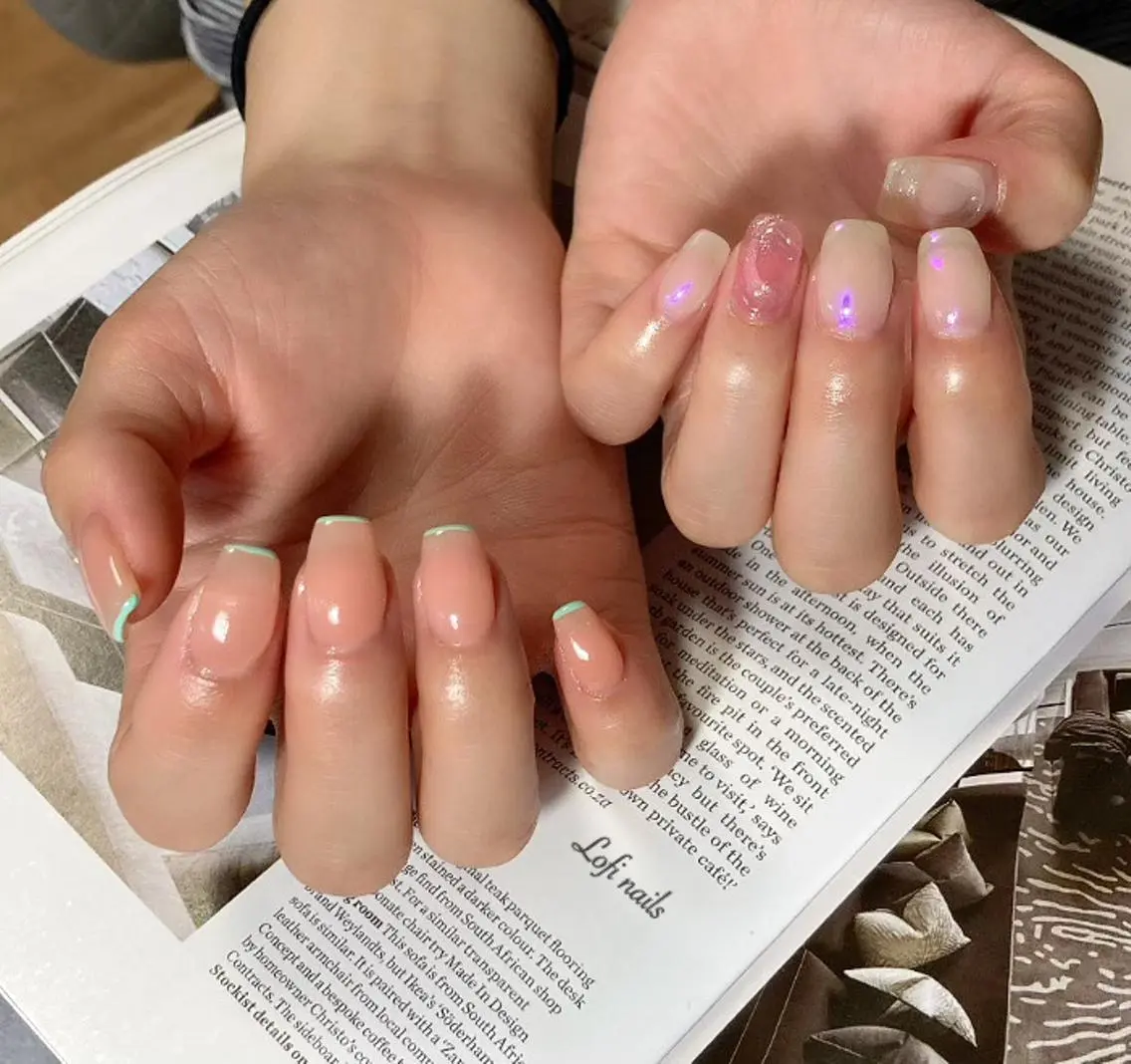 ミディアム ネイル Lofi nails ゆきこのネイルデザイン