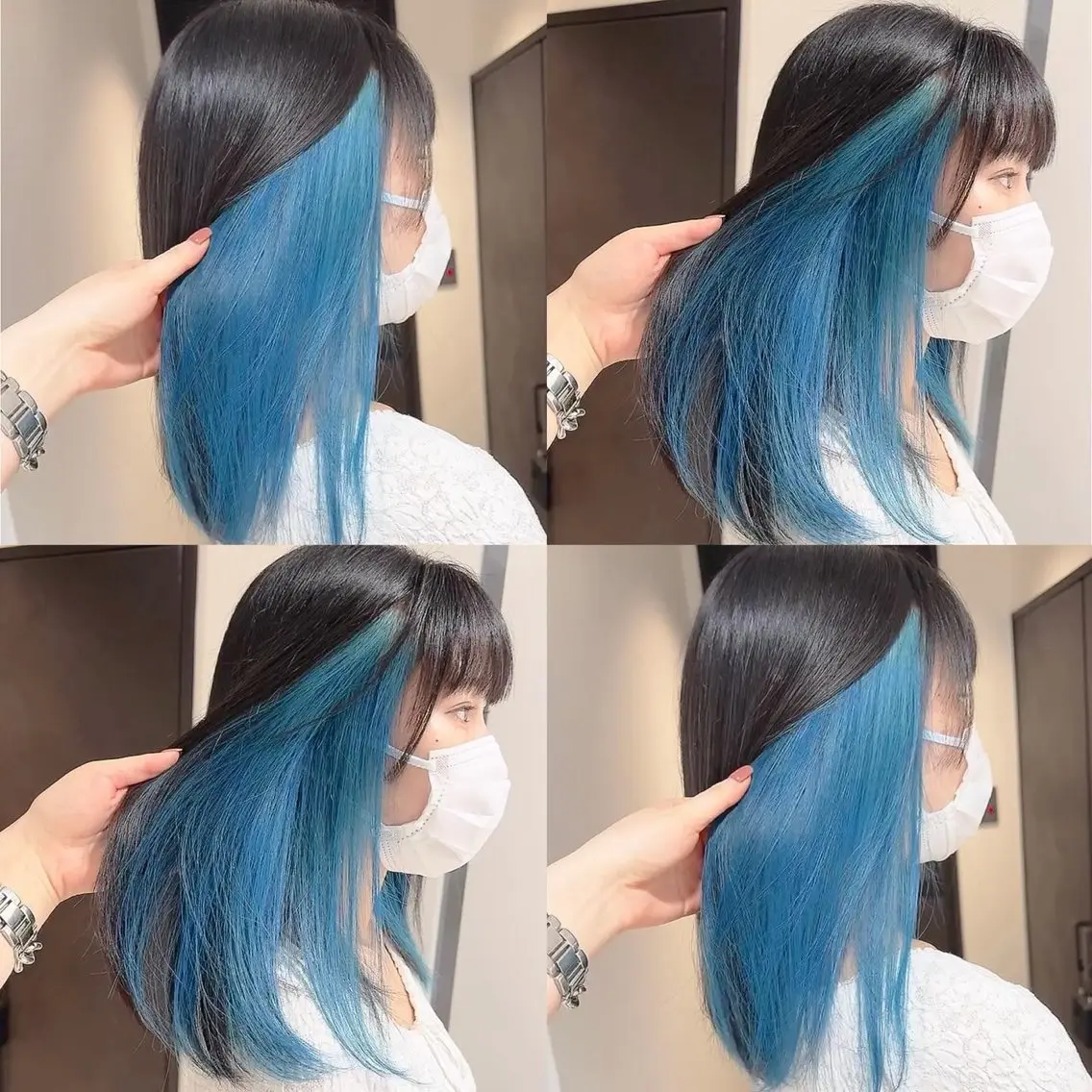 カラー ブリーチ ヘアカラー トリートメント 渋谷:インナーカラー ／🍒エリカ🍒のヘアスタイル