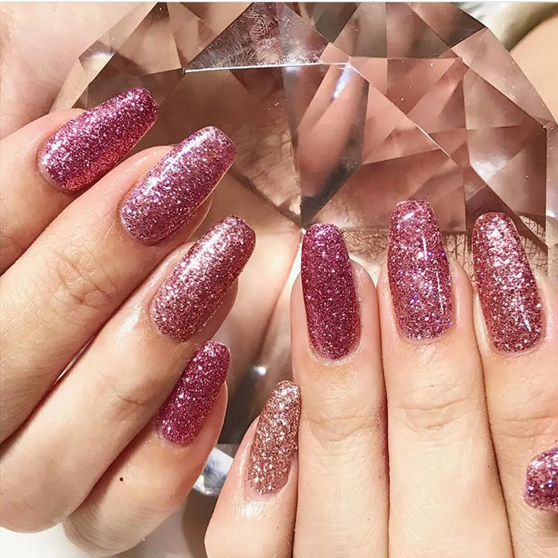 ネイル 渋谷／チップ長さ出し 👑アプレgel-xのネイルデザイン