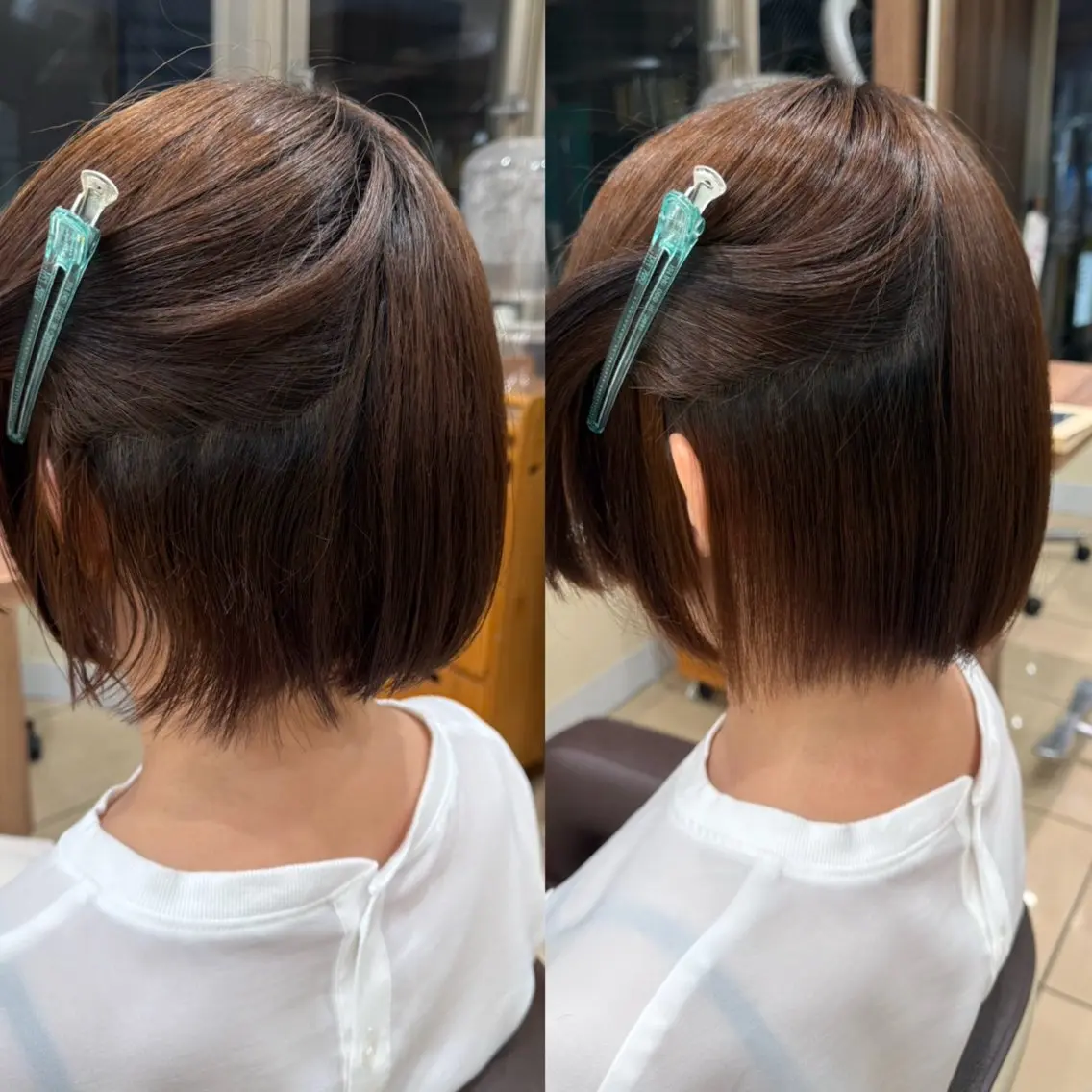 ショート パーマ 尾関 唯のヘアスタイル