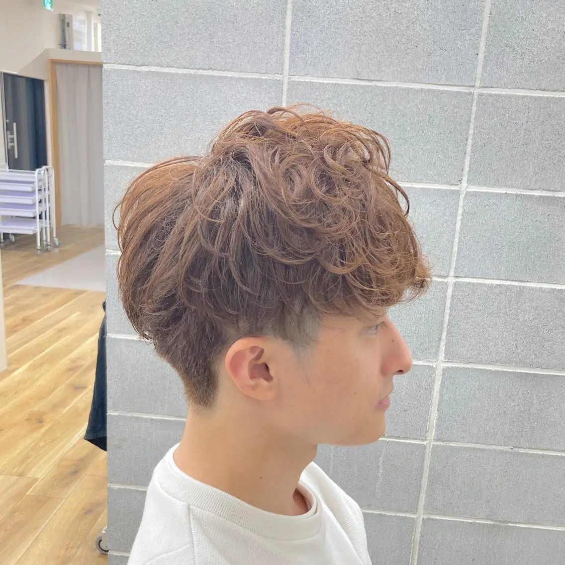 メンズ マッシュ メンズパーマ メンズ特化/垣見 隼人のヘアスタイル