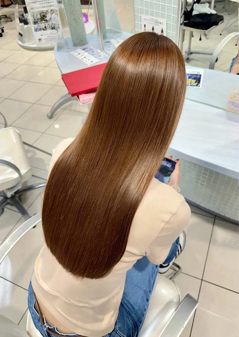 透明感増し増し🫧ブリーチなしダブルカラー✨️の写真