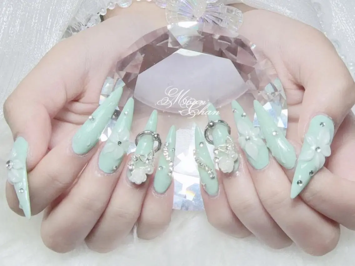 ネイル 長さ出し 韓国ネイル スカルプネイル ワンホンネイル ハンドネイル ハンドケア Yuki🌸 nailのネイルデザイン