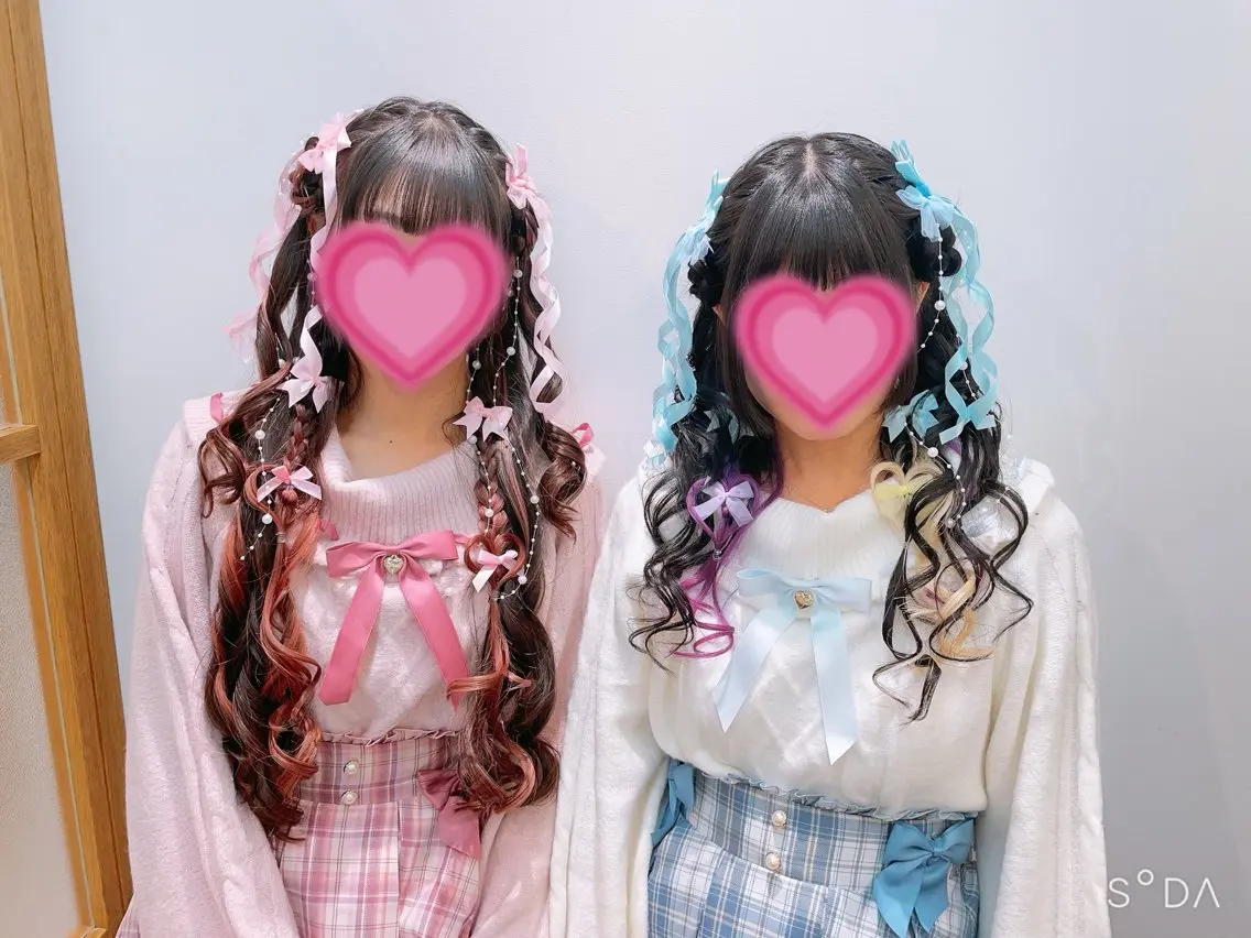 ロング ヘアアレンジ エクステ カチューシャ 新宿三丁目アイドル ヘアメイクたでぬまのヘアスタイル