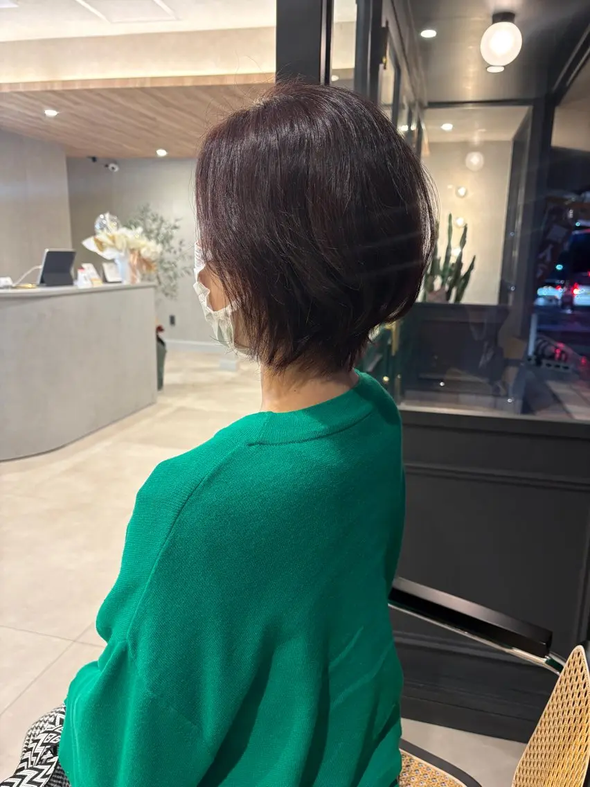 ショート ピンクラベンダー カット ヘアカラー トリートメント ✨NEW OPEN/ 美髪矯正/山田千里✨のヘアスタイル