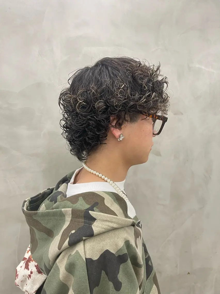 パーマ メンズ カット パーマ メンズカット パーマ[佐橋]のヘアスタイル