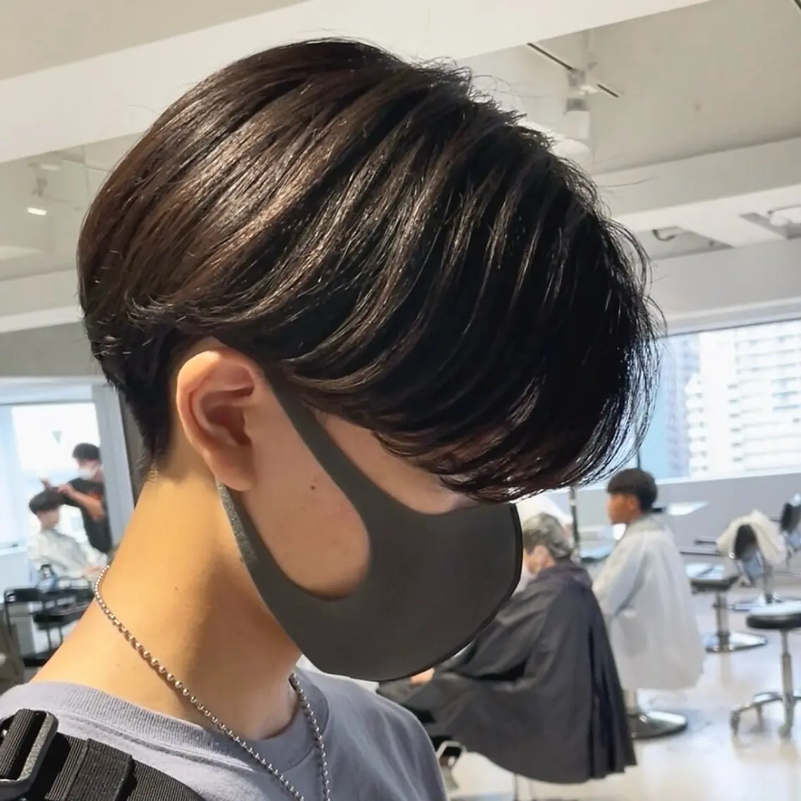 ショート パーマ メンズ カット パーマ ヘアセット 柏メンズ特化 THE3rdHAIRのヘアスタイル
