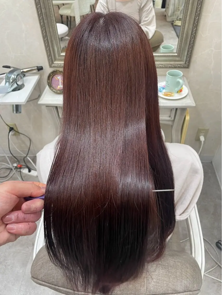 ロング カラー ヘアカラー 白川 敬登のヘアスタイル